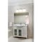 Z-Lite Vaughn Vanity, 3-Light, 7.75 In.W x 22.5 In.L x 9.5 In.H, Brushed Nickel/Matte Opal 735-3V-BN - alternate 4
